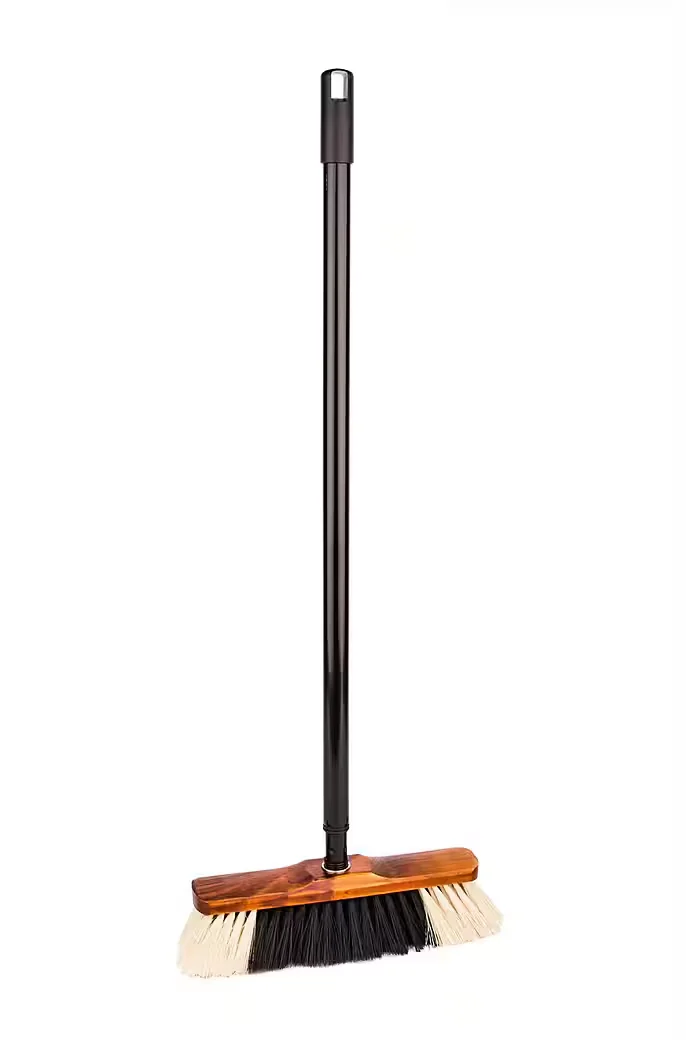 BIGDEAN Staubbesen mit Teleskopstiel weiche Borsten Made in Germany