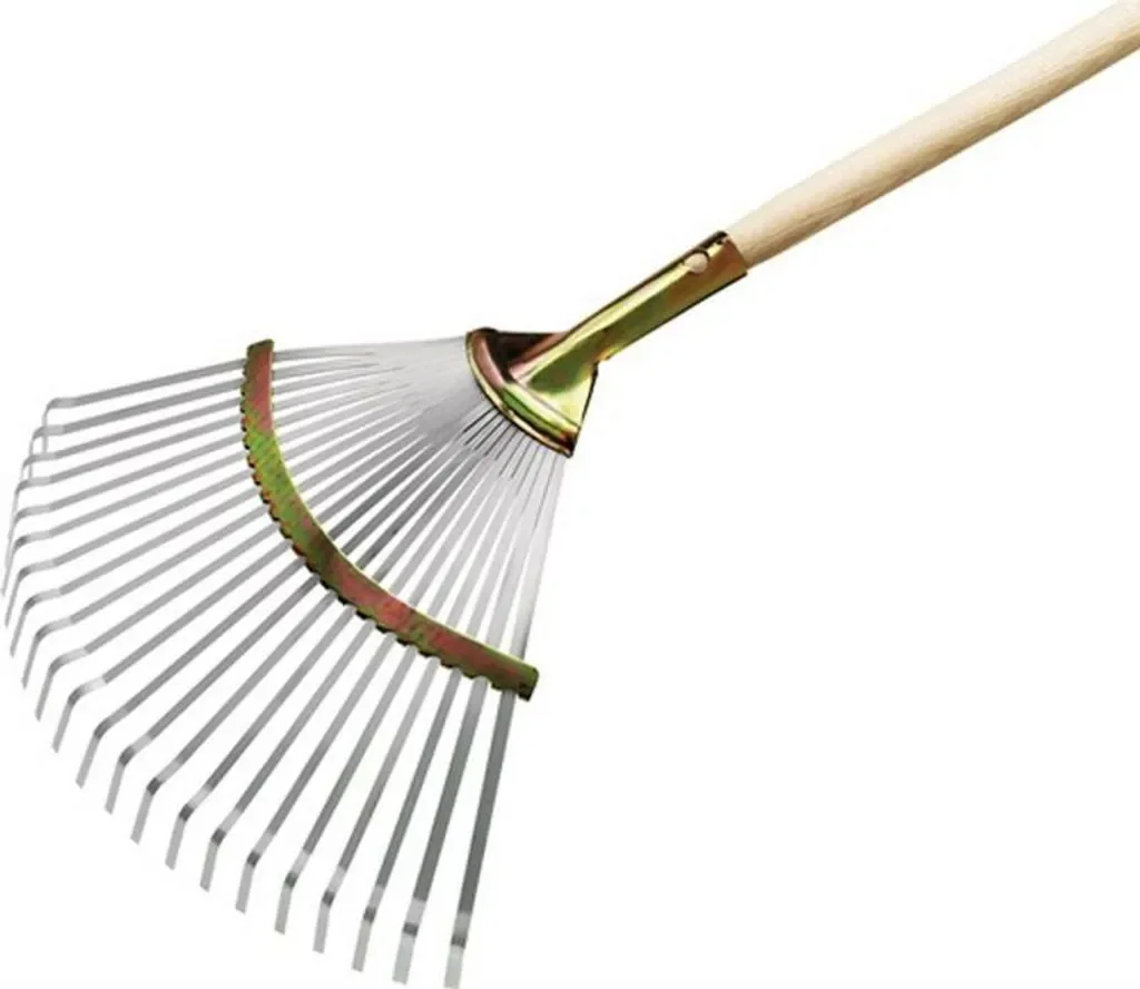 Flora Laubbesen 450 mm Arbeitsbreite Stahl verzinkt feststehend