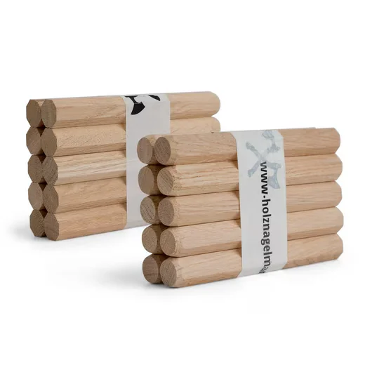Woodsellers Holznägel Eiche 16 x 160 mm 10 Stück universal