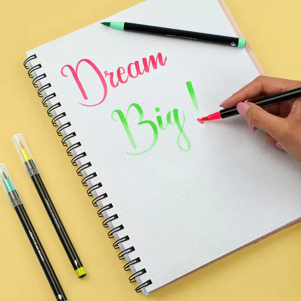 LEGAMI Brush Marker Filzstifte Bright Colours 12er Set