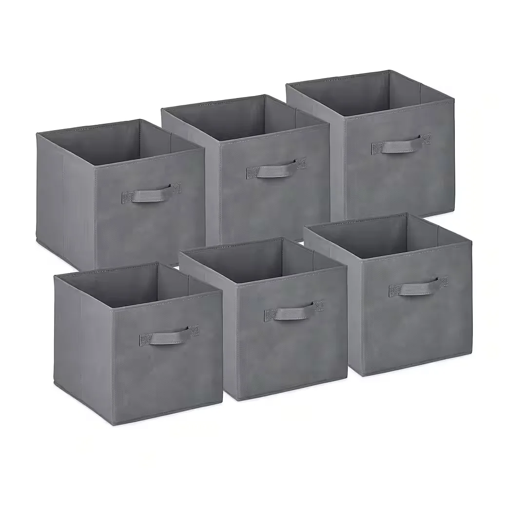 Relaxdays Aufbewahrungsboxen 6er Set Organizer
