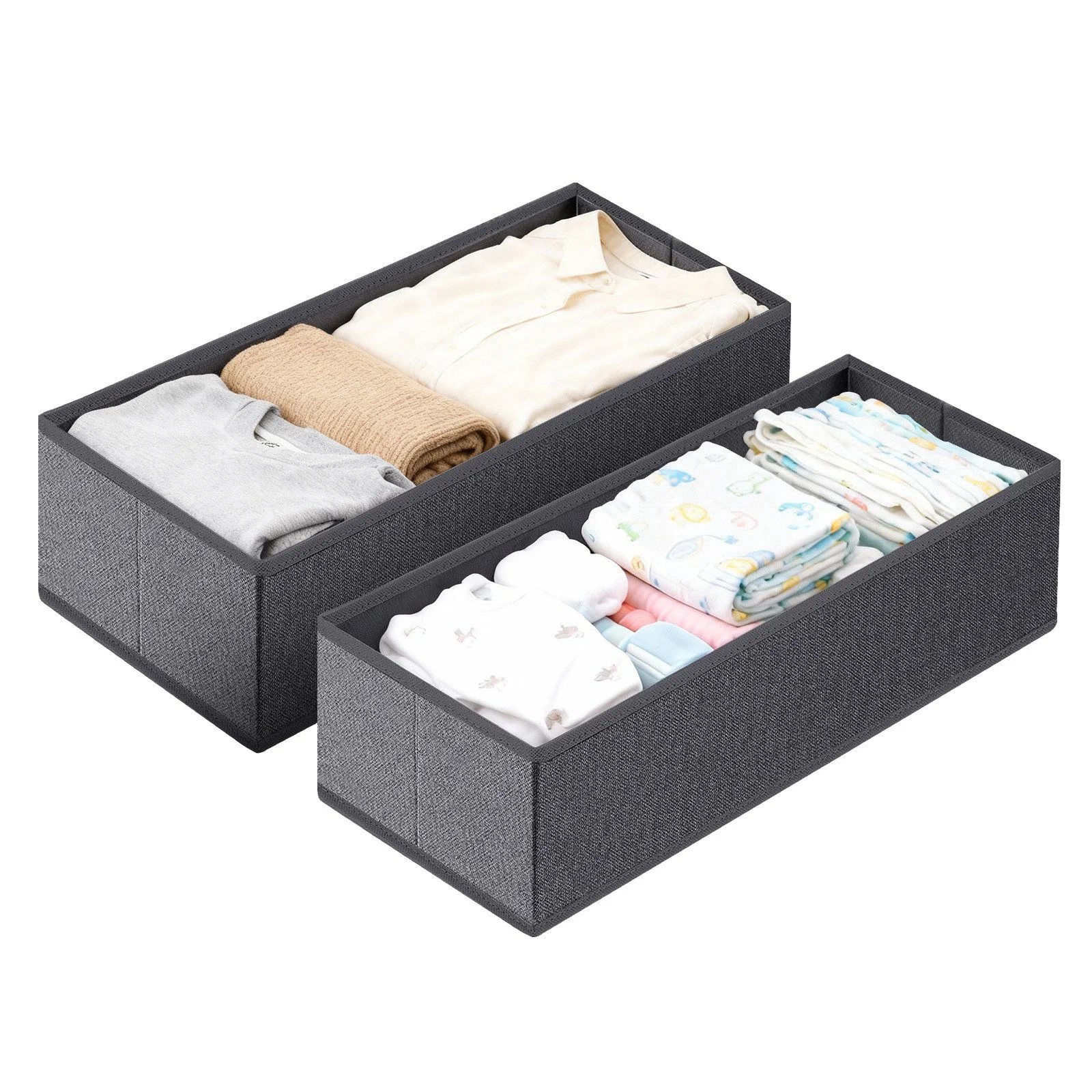 SEKEY Aufbewahrungsboxen Set aus Vliesstoff faltbar