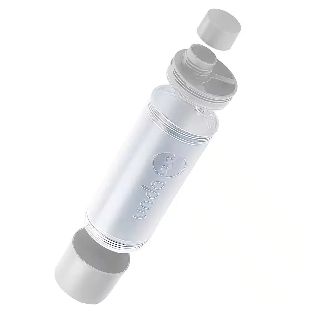 UNDA All-in-One Multifunktions-Trinkflasche mit großem Becher