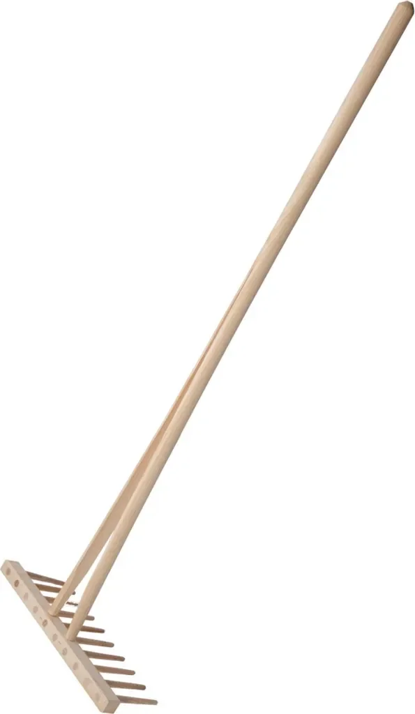 FREUND VICTORIA Mini Holzrechen 66670 Gartenrechen