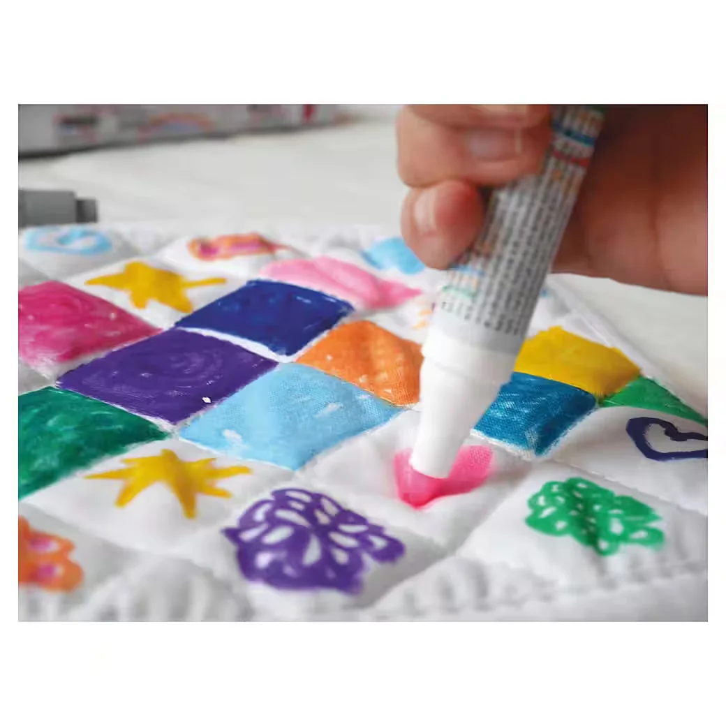 KREUL Textilmarker Junior medium 2-4 mm, 5er-Set im Kartonetui