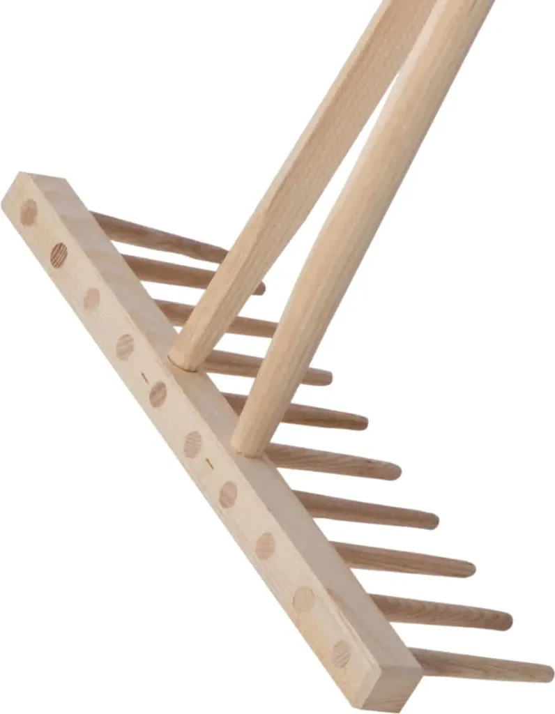 FREUND VICTORIA Mini Holzrechen 66670 Gartenrechen