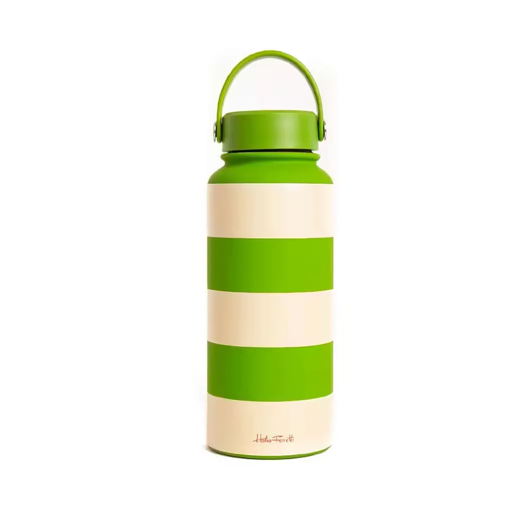 SUEBIDOU Edelstahl Trinkflasche 1L handbemalt verschiedene Designs