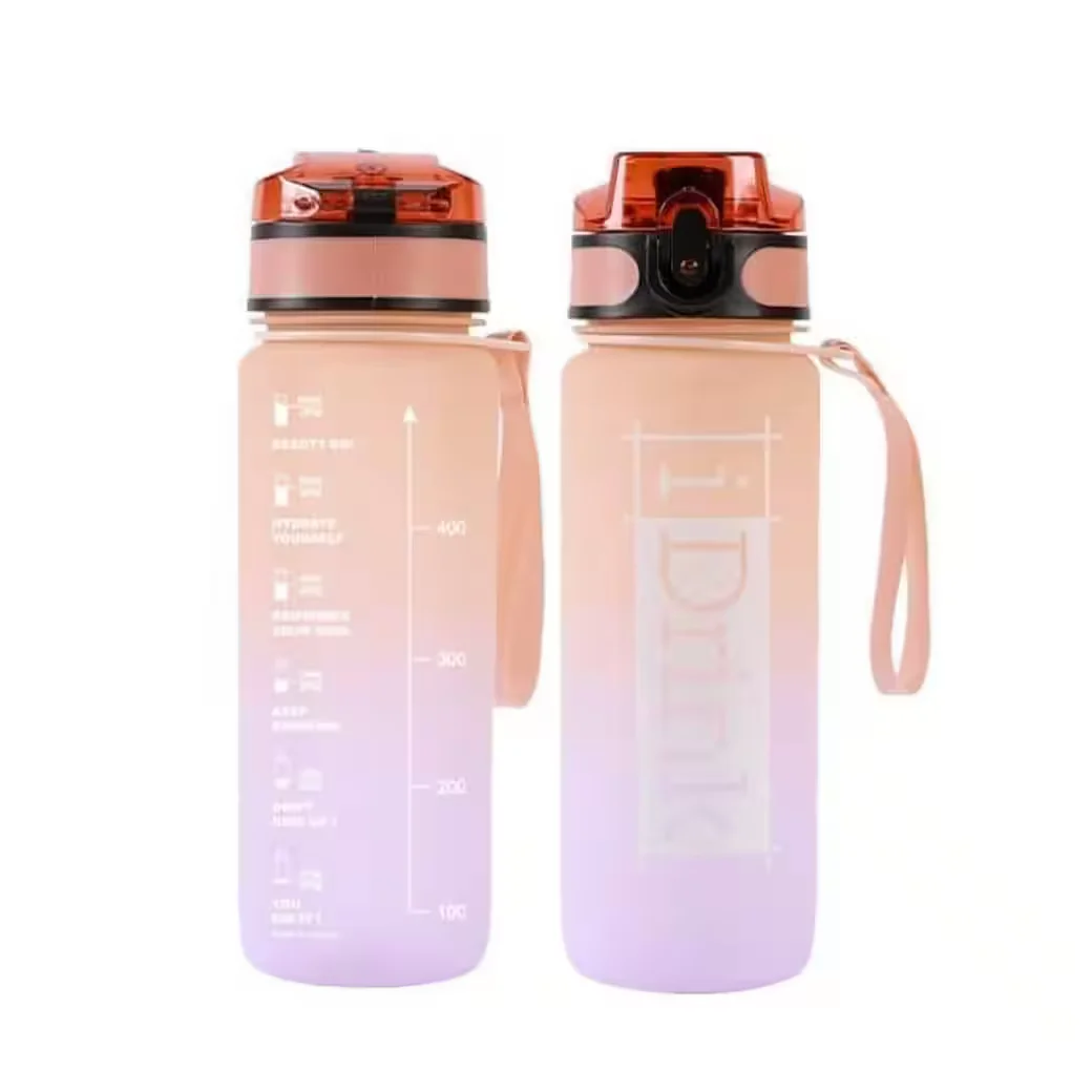 SUEBIDOU Trinkflasche 750 ml Tritan mit Sportverschluss und Anzeige