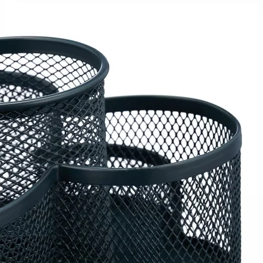 Relaxdays Drehbarer Stiftehalter Organizer mit 7 Fächern Schreibtisch