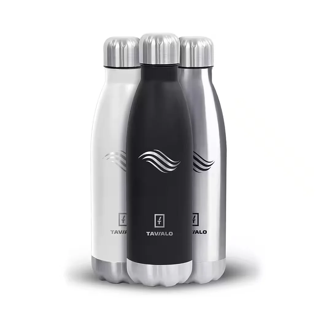 TAVIALO Edelstahl Isolierflasche 500 ml BPA-frei Trinkflasche