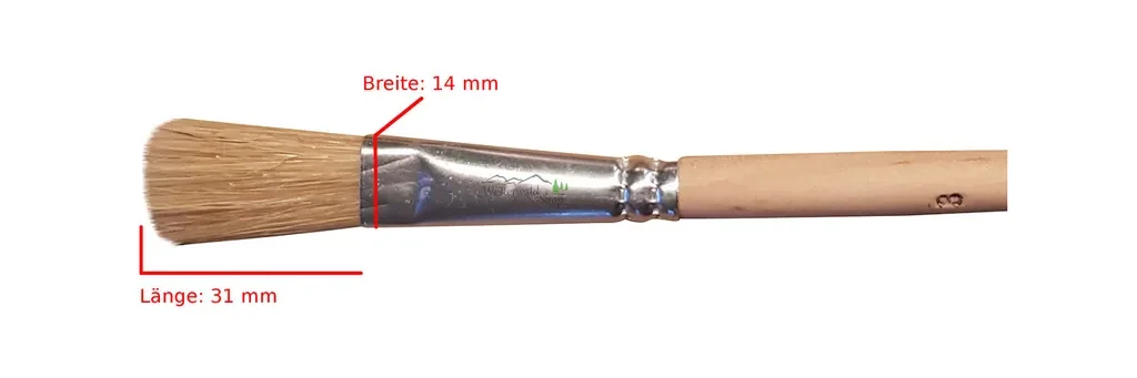 VARIVENDO 24x Emaillelackpinsel Gr 3 für Detailarbeiten Modellbau