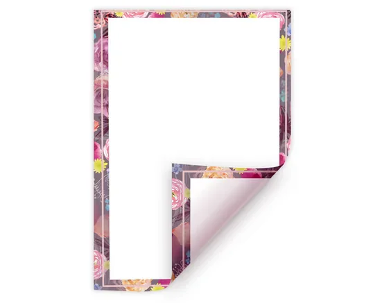 JUNAPACK Briefpapier A4 mit Blumen Ostern für Drucker und Firmenpost