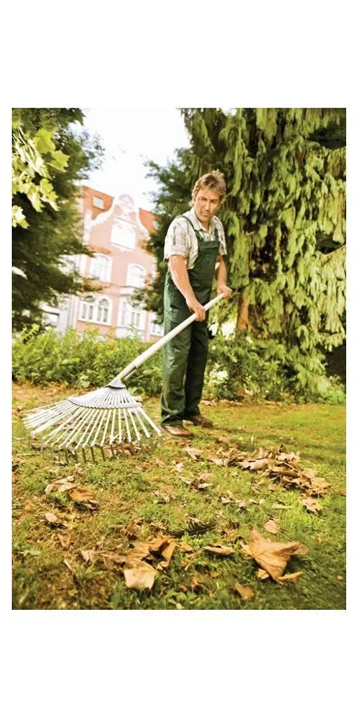 Flora Laubbesen 450 mm Arbeitsbreite Stahl verzinkt feststehend