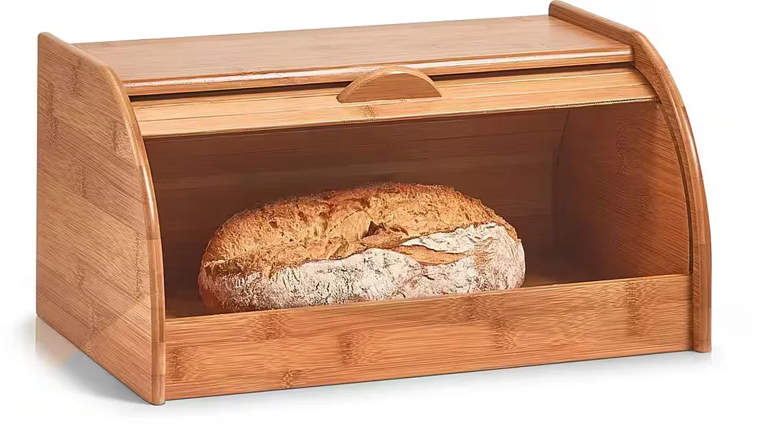 ZELLER PRESENT Brotkasten aus Bambus Brotbox