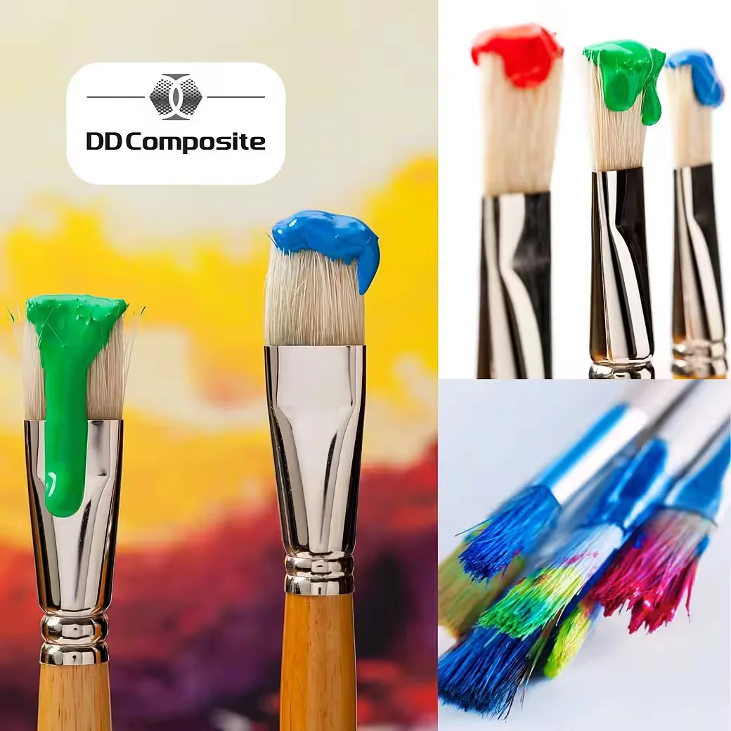 DD COMPOSITE Lackpinsel-Set 10 12 14 mm 3-teilig