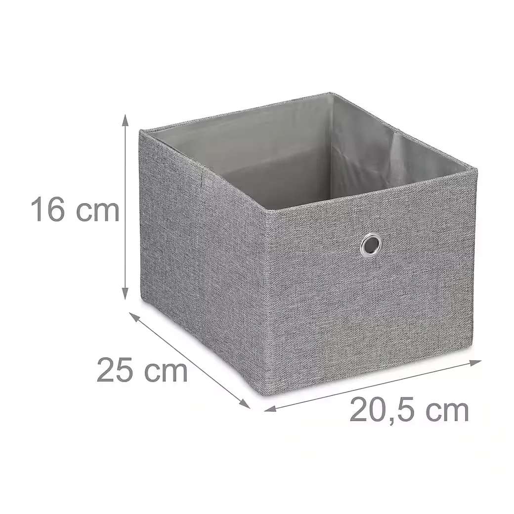 Relaxdays Aufbewahrungsboxen 2er Set für Haushalt und Büro