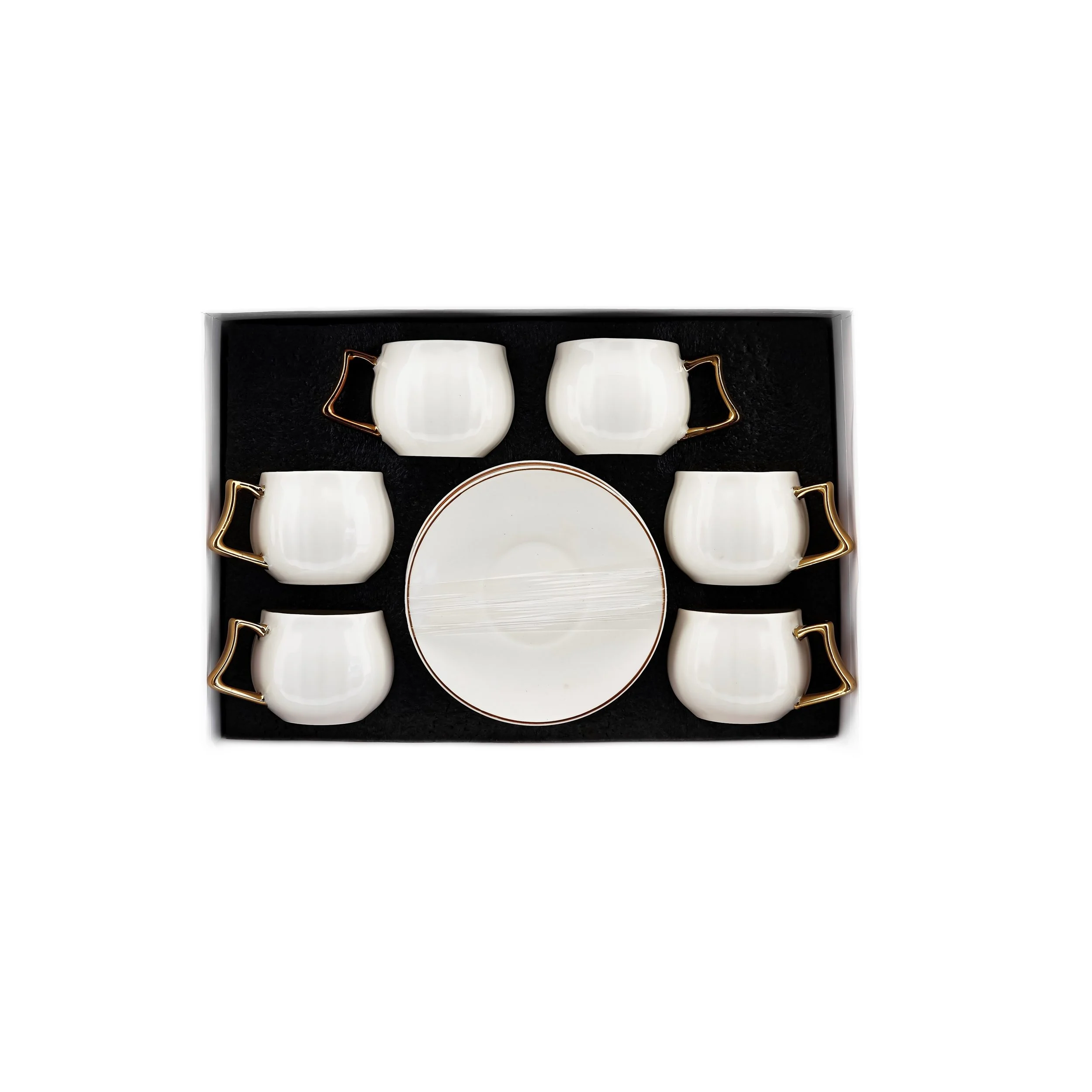 MULEX Porzellan Mokkatassen Kaffeeservice, 3 Designs, zeitlos elegant