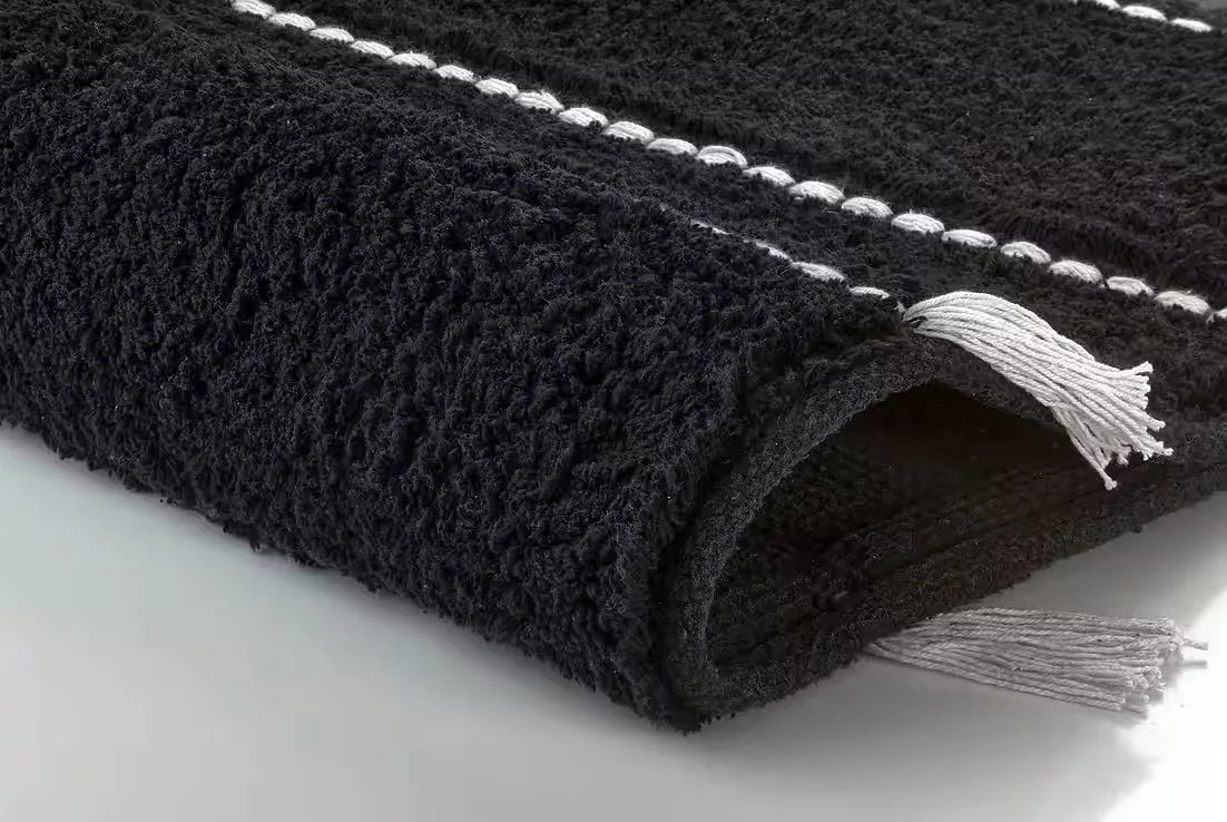 KLEINE WOLKE Badematte Travis 14 mm, rutschhemmend, Baumwolle