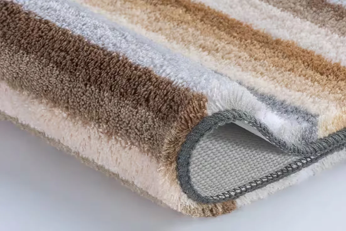 KLEINE WOLKE Badematte Funky rutschfest für Fußbodenheizung waschbar