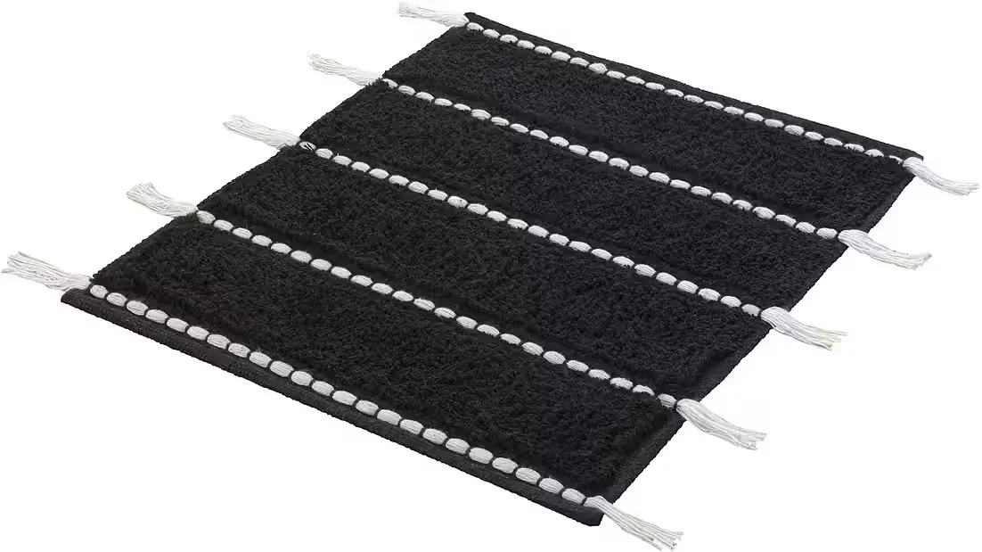 KLEINE WOLKE Badematte Travis 14 mm, rutschhemmend, Baumwolle