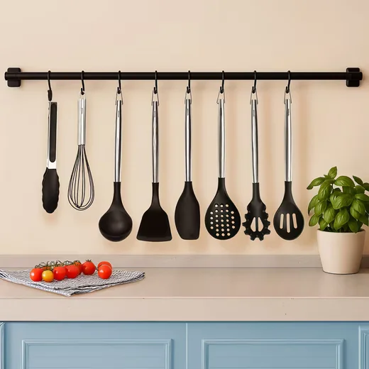 HANSEATIC Premium Kochbesteck Set 8 teilig Küchenhelfer Set