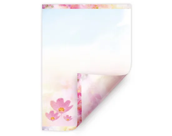 JUNAPACK Briefpapier A4 Blumen Ostern Briefbögen für Drucker