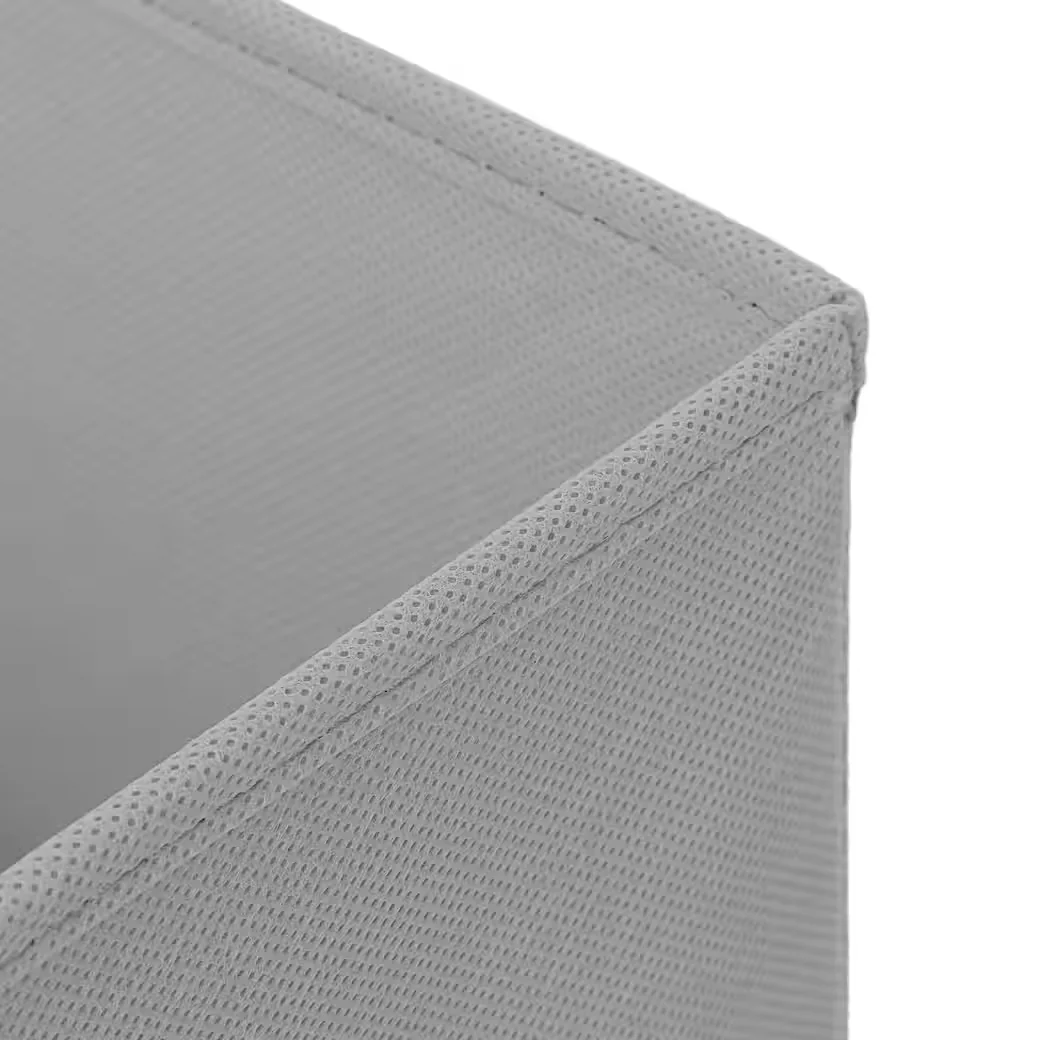 STICKANDSHINE Faltbox 2er Set 28x28x28 cm mit Deckel für Kallax