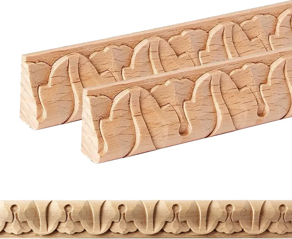 Ben & Camilla Profilleiste Buche SB-915 23x13x1000 2er Set Blumenmotiv
