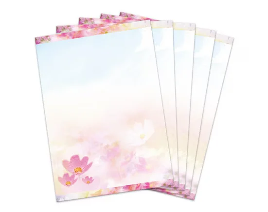 JUNAPACK Briefpapier A4 Blumen Ostern Briefbögen für Drucker