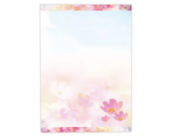 JUNAPACK Briefpapier A4 Blumen Ostern Briefbögen für Drucker