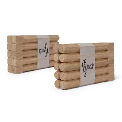 Woodsellers Holznägel Eiche gefast 10 Stück 16 mm x 180 mm