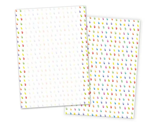 JUNAPACK Briefpapier A4 Blumen Ostern Briefbögen für Drucker