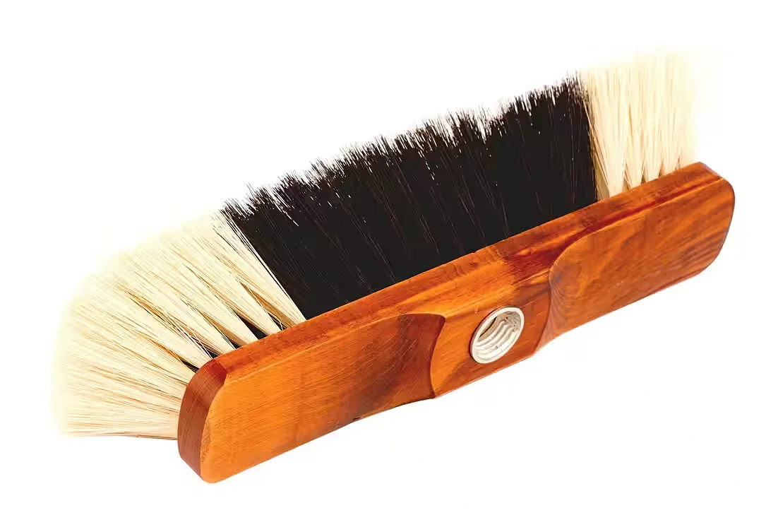 BIGDEAN Staubbesen mit Teleskopstiel weiche Borsten Made in Germany