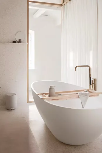 Blomus SONO Ablageschale Tablett Keramik mit Soft Touch Oberfläche