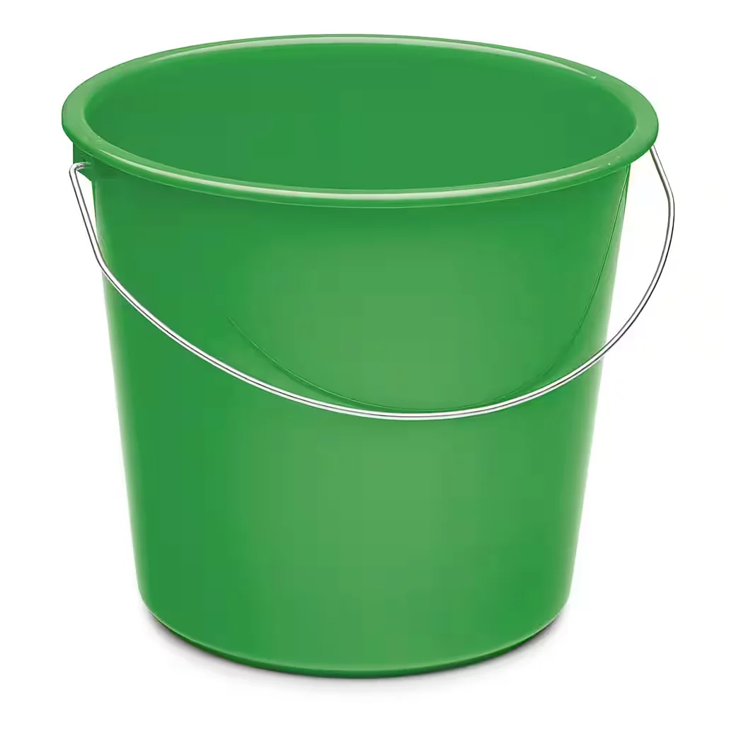 VARIVENDO Baueimer 5er Set 10L Grün Haushaltseimer Putzeimer