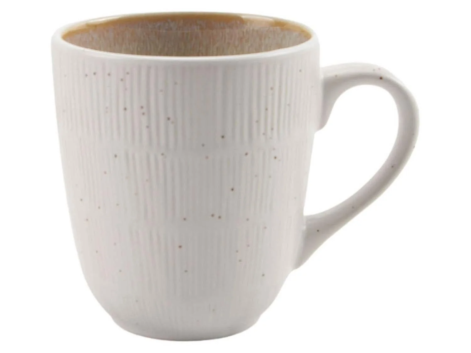 HIT TRADING TIZIANA Kaffeetasse 300 ml Beige Weiß