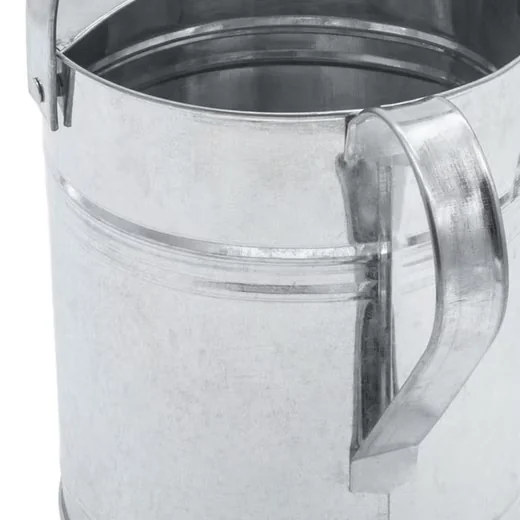 Spetebo Gießkanne Zink 5 Liter silber