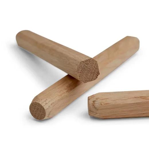 Woodsellers Holznägel Eiche 16 x 160 mm 10 Stück universal