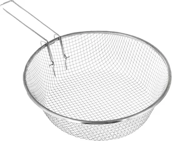 CHEFFINGER Frittiertopf Set 24 cm mit Korb Induktion Fritteuse