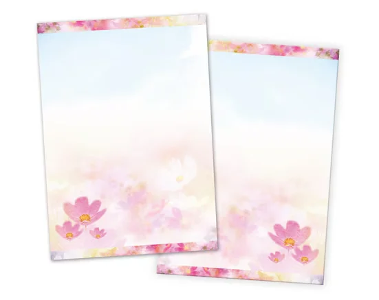 JUNAPACK Briefpapier A4 Blumen Ostern Briefbögen für Drucker